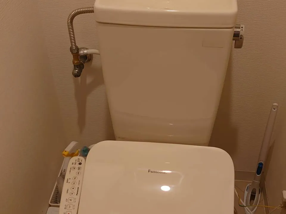 ウォシュレットの交換の施工後