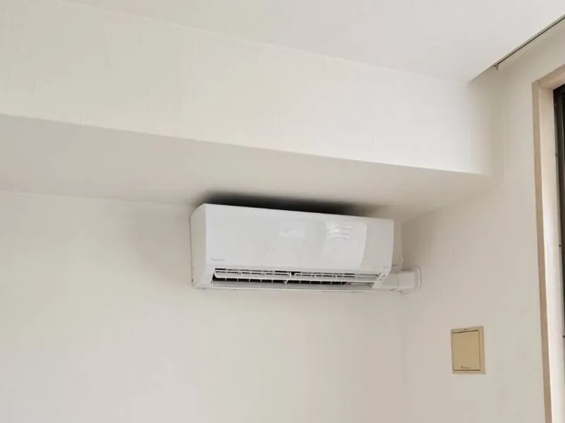 設置したエアコンの室内機