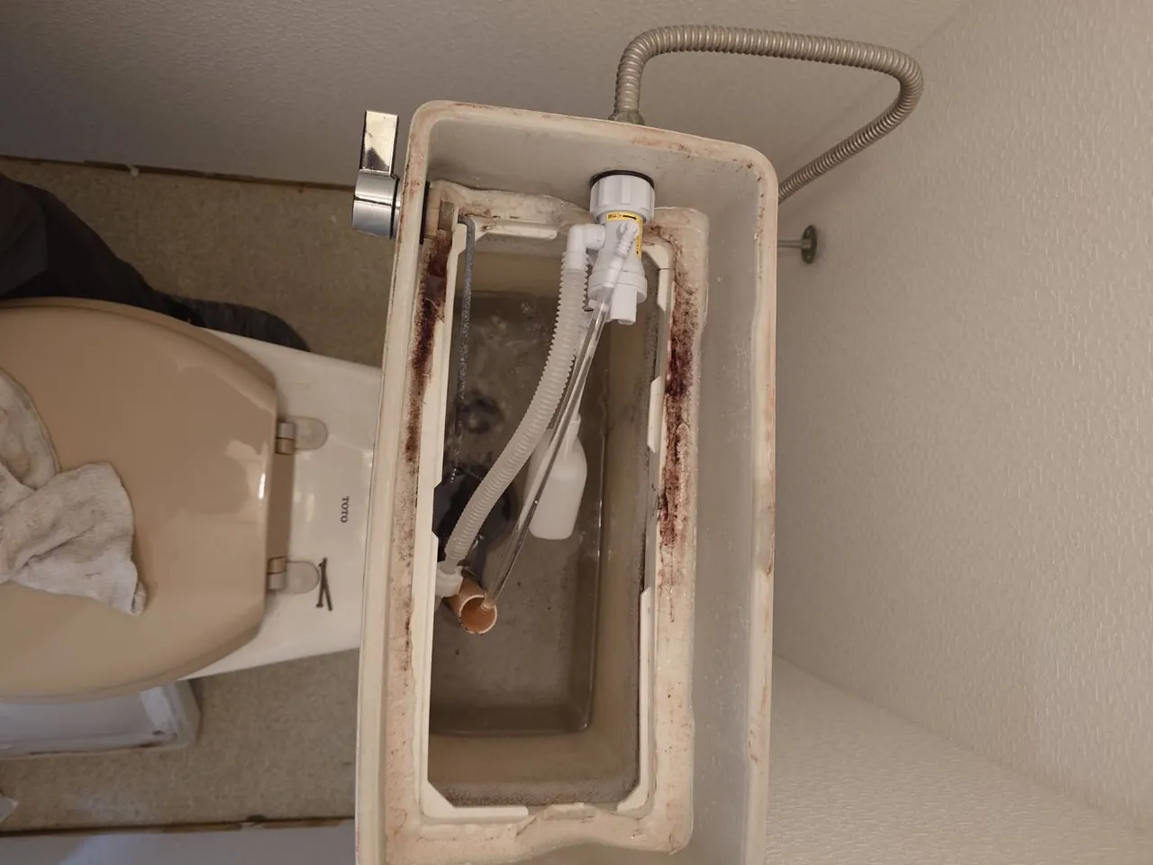 トイレタンクの水漏れ修理の施工後